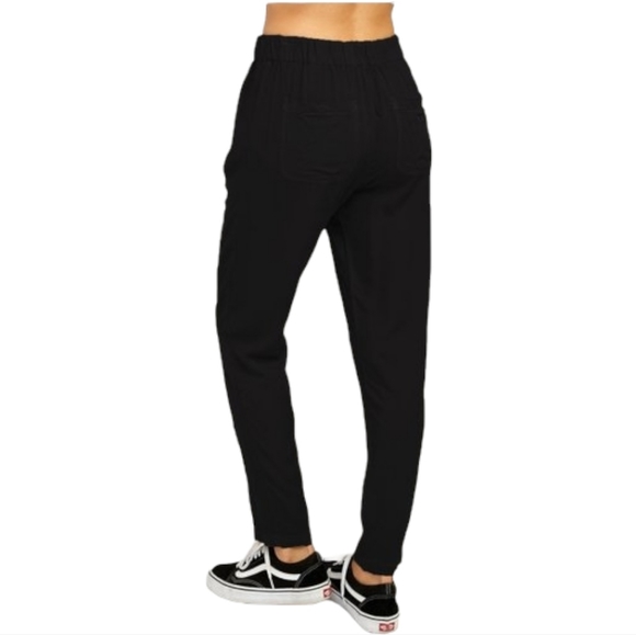 RVCA Pants - RVCA Chill Vibes Elastic Pant Black size Small